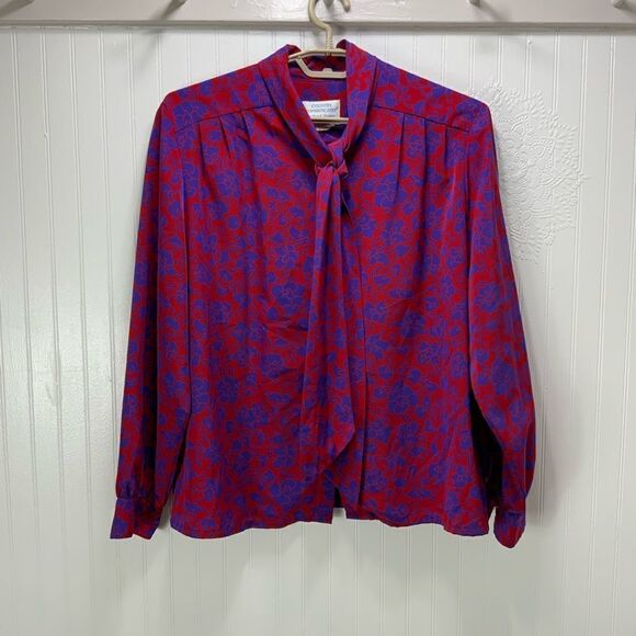 VINTAGE COUNTRY SOPHISTICATES by Pendleton long sleeve blouse - Picture 1 of 4